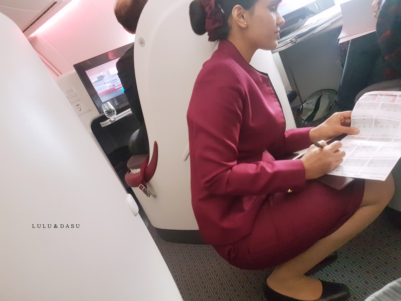 卡達商務艙｜Qatar Airways Business Class｜都柏林-台北 吃好睡好超級享受的飛行旅途