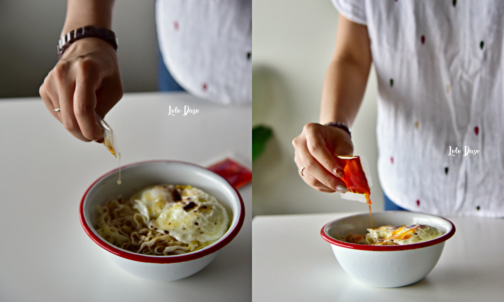 拌麵食譜｜古早味家常拌麵：一筷子 香辣麻醬＆家鄉油蔥超推薦·狂熱愛他們的辣油呀！