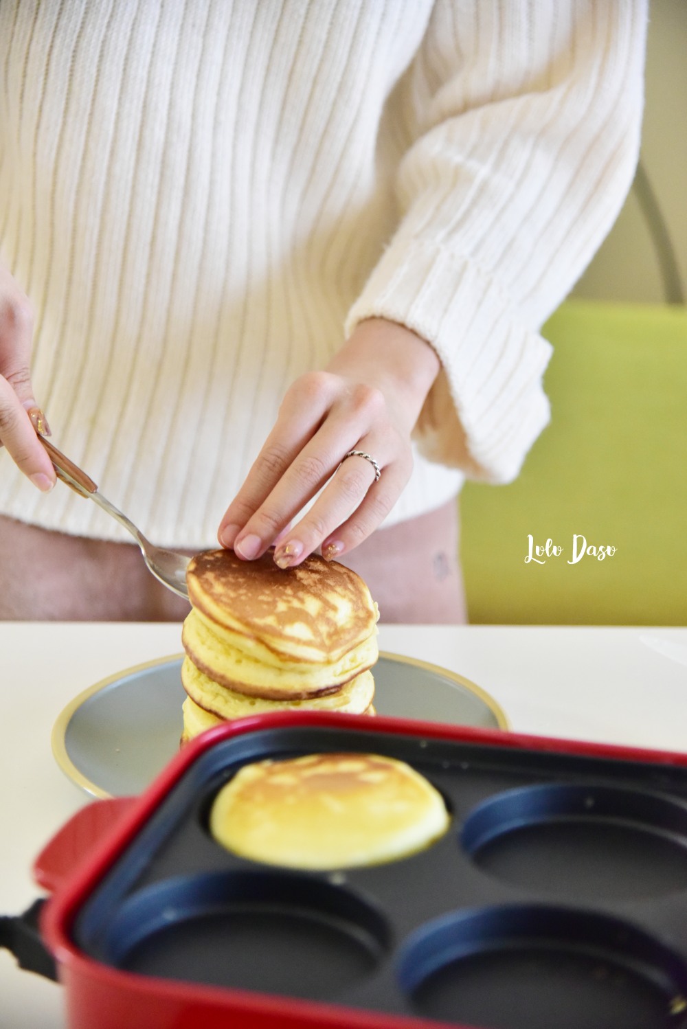 點心食譜｜超美厚鬆餅自己做原來那麼簡單·根本不用去甜點店啦！