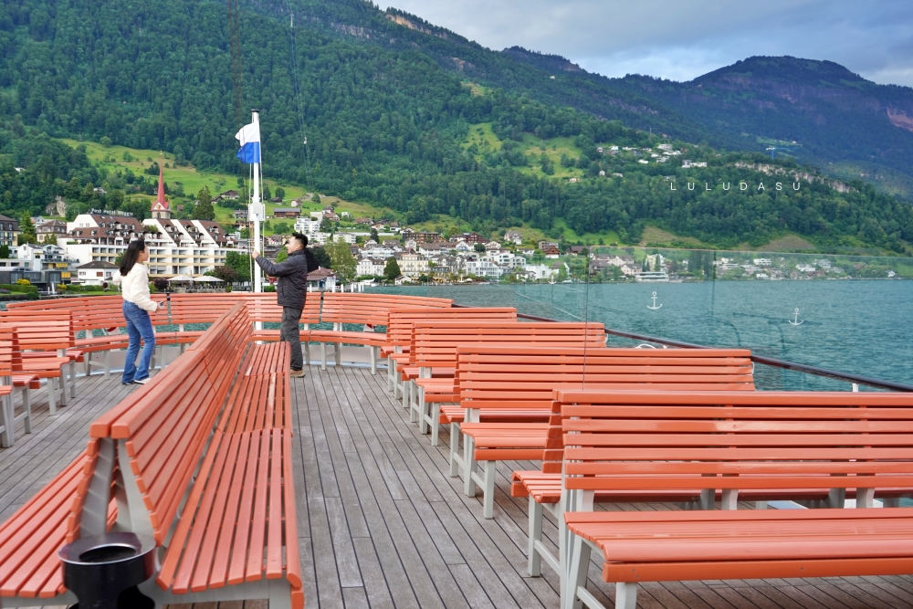 瑞士琉森Luzern超推薦遊湖行程＆湖輪晚餐｜瑞士旅遊通行證SwissTravelPass免費搭船