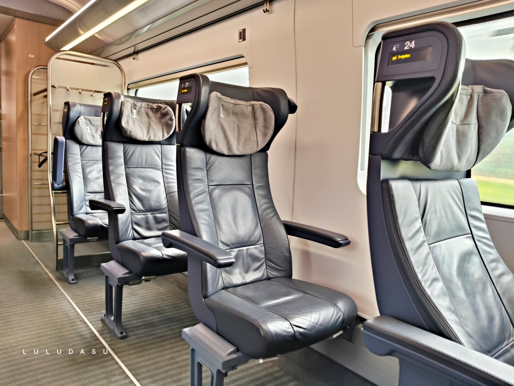 搭火車從德國法蘭克福到瑞士琉森｜用歐洲全境鐵路通行證搭乘德瑞跨國火車＆訂位教學攻略（一等座）