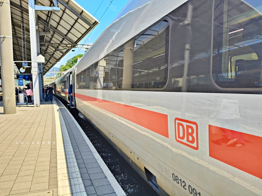 搭火車從德國法蘭克福到瑞士琉森｜用歐洲全境鐵路通行證搭乘德瑞跨國火車＆訂位教學攻略（一等座）