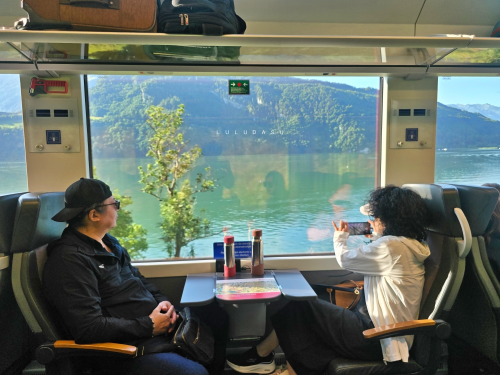 瑞士景觀列車｜黃金列車路線Luzern–Interlaken Express（琉森–茵特拉肯）景觀列車：搭乘紀錄、訂位教學
